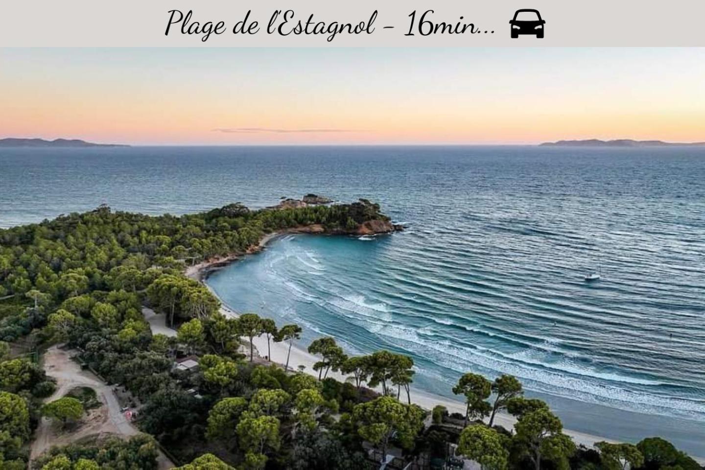 L'Olivine: Beachside Retreat with Southern Terrace La Londe-les-Maures Exterior photo